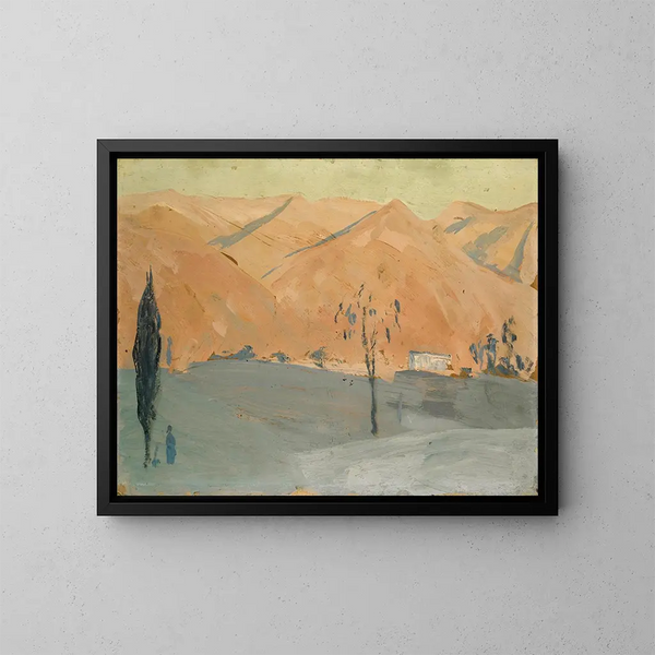 Montagne del Sud - Ernst Schiess — quadro incorniciato alla parete