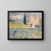 Ferme du Sud avec champ - Ernst Schiess — quadro incorniciato alla parete