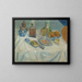 Table après le repas - Ernst Schiess — quadro incorniciato alla parete