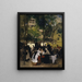 La torre cinese nel giardino inglese di Monaco - Ernst Schiess — quadro incorniciato alla parete