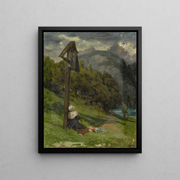 Aroles - Ernst Stückelberg — quadro incorniciato alla parete