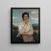 Ritratto di Marie Elisabeth Brüstlein, futura sposa dell'artista - Ernst Stückelberg — quadro incorniciato alla parete