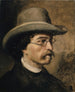Ritratto del pittore Theodor Deschwanden - Ernst Stückelberg — vista dell’opera