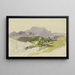 Paesaggio montano - Ernst Welker — quadro incorniciato alla parete
