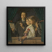 Thomas Franzsepp e Monika al teatro delle marionette Kasperle - Ernst Wrtenberger — quadro incorniciato alla parete