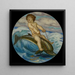 Érote chevauchant un dauphin - Franz von Stuck — quadro incorniciato alla parete