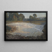 Paesaggio boscoso con diga sul Neckar - Erwin Starker — quadro incorniciato alla parete