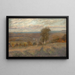 Vista del Burgholzhof verso Neckarrems - Erwin Starker — quadro incorniciato alla parete