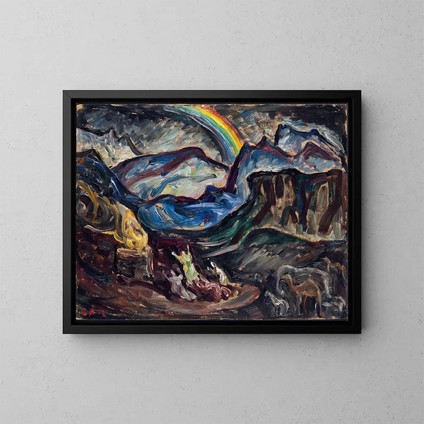 L'offrande di ringraziamento di Noé - Ester Almqvist — quadro incorniciato alla parete