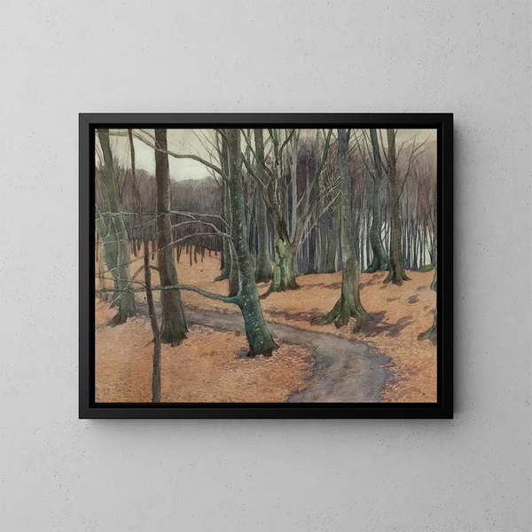 Giovane in legno di faggio - Ester Almqvist — quadro incorniciato alla parete