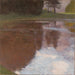Lago tranquillo Egelsee vicino a Golling, Salisburgo - Gustav Klimt — ambientato in un interno