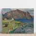 Riproduzione del dipinto Estate, Store Molla. Studio delle Lofoten - Anna Boberg