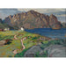 Riproduzione del dipinto Estate, Store Molla. Studio delle Lofoten - Anna Boberg