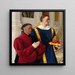Étienne Chevalier con San Étienne - Jean Fouquet — quadro incorniciato alla parete
