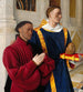Étienne Chevalier con San Étienne - Jean Fouquet — vista dell’opera