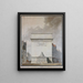 Progetto di fontana a Pointe Saint - Eustache - Étienne - Louis Boullée — quadro incorniciato alla parete