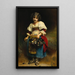 Un panier di fiori - Étienne Adolphe Piot — quadro incorniciato alla parete
