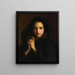 Donna in un cappotto - Étienne Adolphe Piot — quadro incorniciato alla parete