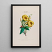 Flore d'America disegnato dal vero sul posto Pl008 - Étienne Denisse — quadro incorniciato alla parete