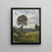 Paesaggio con grande albero - Étienne Moreau-Nélaton — quadro incorniciato alla parete