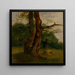 Studio di un albero foglioso - Jozef Boetech Klemens — quadro incorniciato alla parete