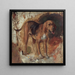 Studio di un cane da sangue - William Holman Hunt — quadro incorniciato alla parete
