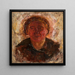 Studio di una donna in abito scuro - Tadeusz Makowski — quadro incorniciato alla parete