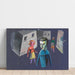 Riproduzione del dipinto Studio di figure II - Karl Wiener