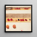 Studio di frutta e fiori - Johanna Fosie — quadro incorniciato alla parete