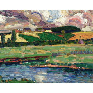 Étude de paysage - Konrad Mägi | Reproduction Tableau Décoration murale affiche copie