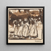 Studio per una domenica pomeriggio a Laren - Max Liebermann — quadro incorniciato alla parete