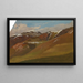 Vista su Herzogenhorn e Kaiserberg - Eugen Bracht — quadro incorniciato alla parete