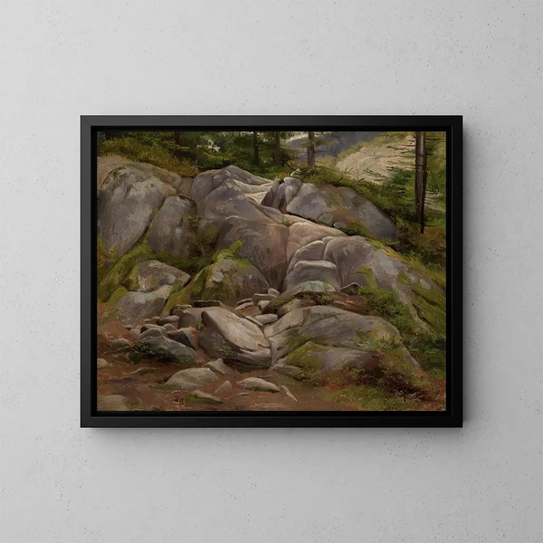 Sentier vers Menzenschwand - Eugen Bracht — quadro incorniciato alla parete