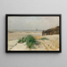 sulla spiaggia - Eugen Dücker — quadro incorniciato alla parete