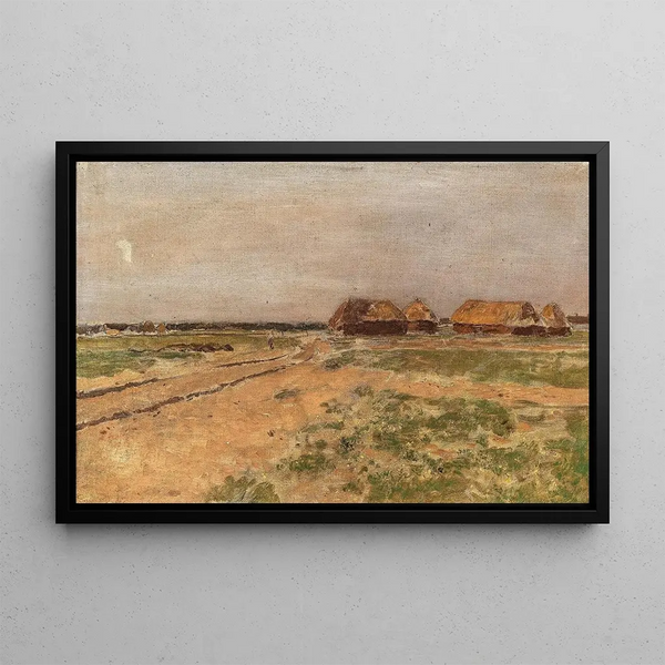 Paesaggio - Eugen Jettel — quadro incorniciato alla parete
