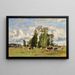 Vaches paissant - Eugen Jettel — quadro incorniciato alla parete