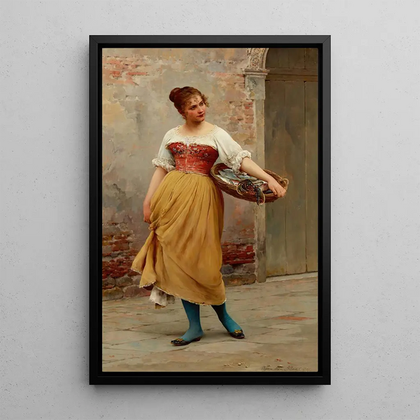 Eugen von Blaas - A Good Catch.webp