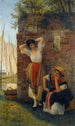 Un momento di riposo - Eugen von Blaas — vista dell’opera