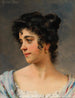 Una bella donna veneziana - Eugen von Blaas — vista dell’opera