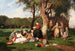 Le Déjeuner sur l'herbe - Eugène Le Poittevin — vista dell’opera