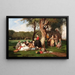 Le Déjeuner sur l'herbe - Eugène Le Poittevin — quadro incorniciato alla parete