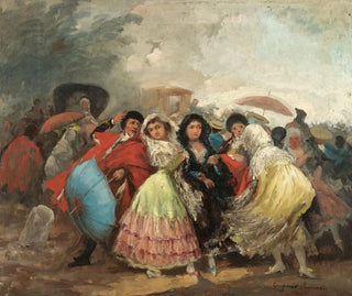 Eugenio Lucas Villamil - The rain shower.webp