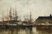 Anversa Tre-mast Quai - Eugène Boudin — vista dell’opera