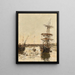 Avant-port de Trouville - Eugène Boudin — quadro incorniciato alla parete