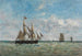 Bateaux di pesca davanti a Trouville - Eugène Boudin — vista dell’opera