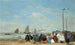 Scène di spiaggia a Trouville - Eugène Boudin — vista dell’opera
