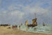 Berck L'appareillage des barques - Eugène Boudin — vista dell’opera