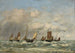 Berck, la partenza delle barche - Eugène Boudin — vista dell’opera