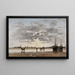 Berck, il ritorno delle barche - Eugène Boudin — quadro incorniciato alla parete