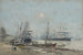 Bordeaux Tre-Mast nel porto - Eugène Boudin — vista dell’opera
